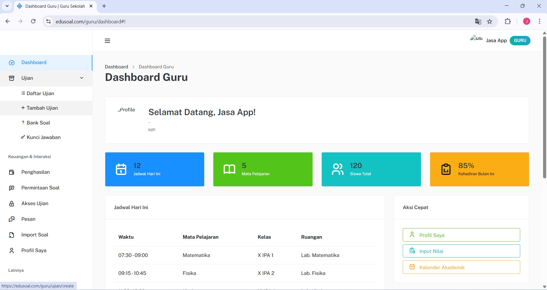 Panduan Lengkap Membuat Ujian dan soal